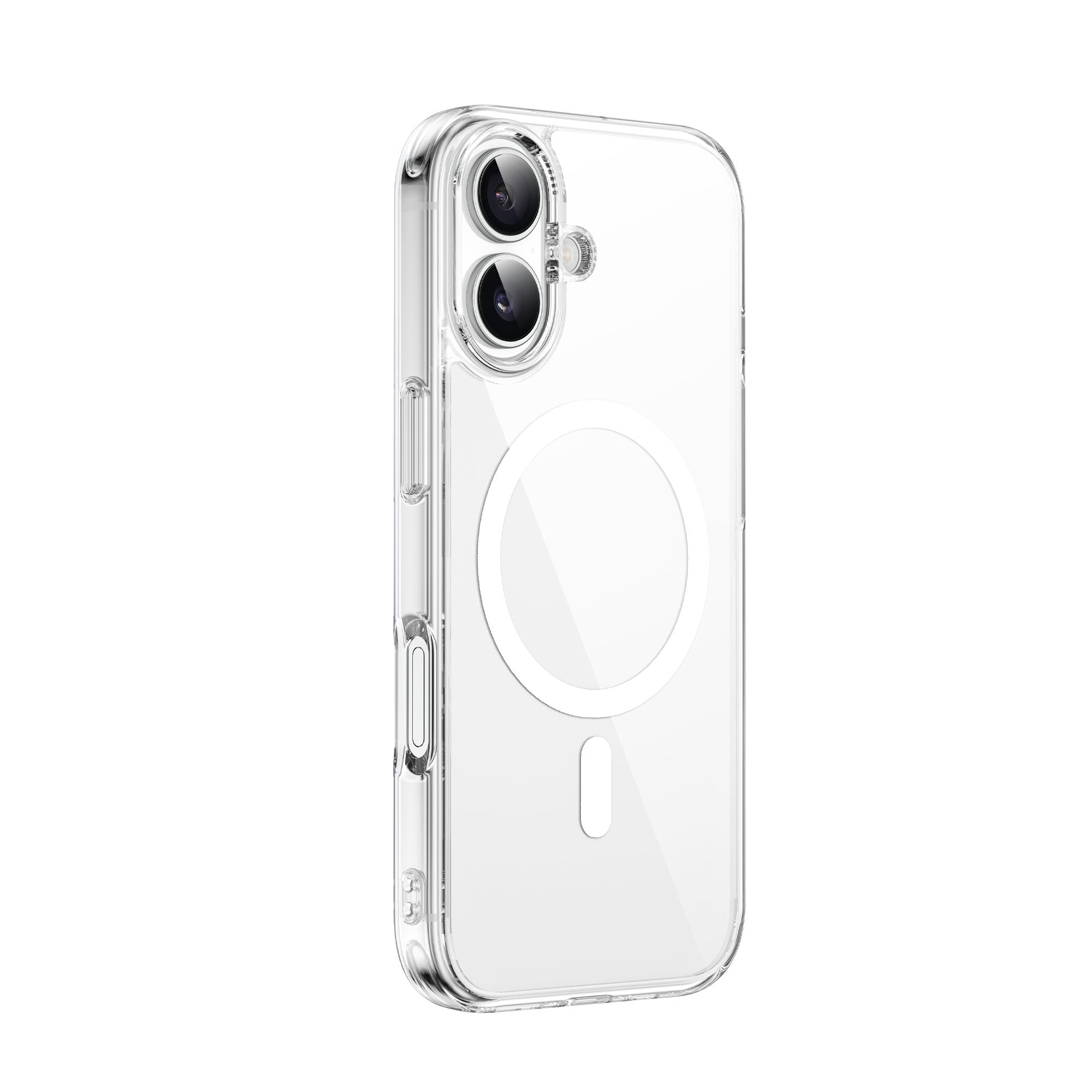 WiWU  IShield Pro MCC-101  Magnetic Clear Case 2.5mm Thick PC TPU Shell Strong Mag-Charge Support for IP17 Series
