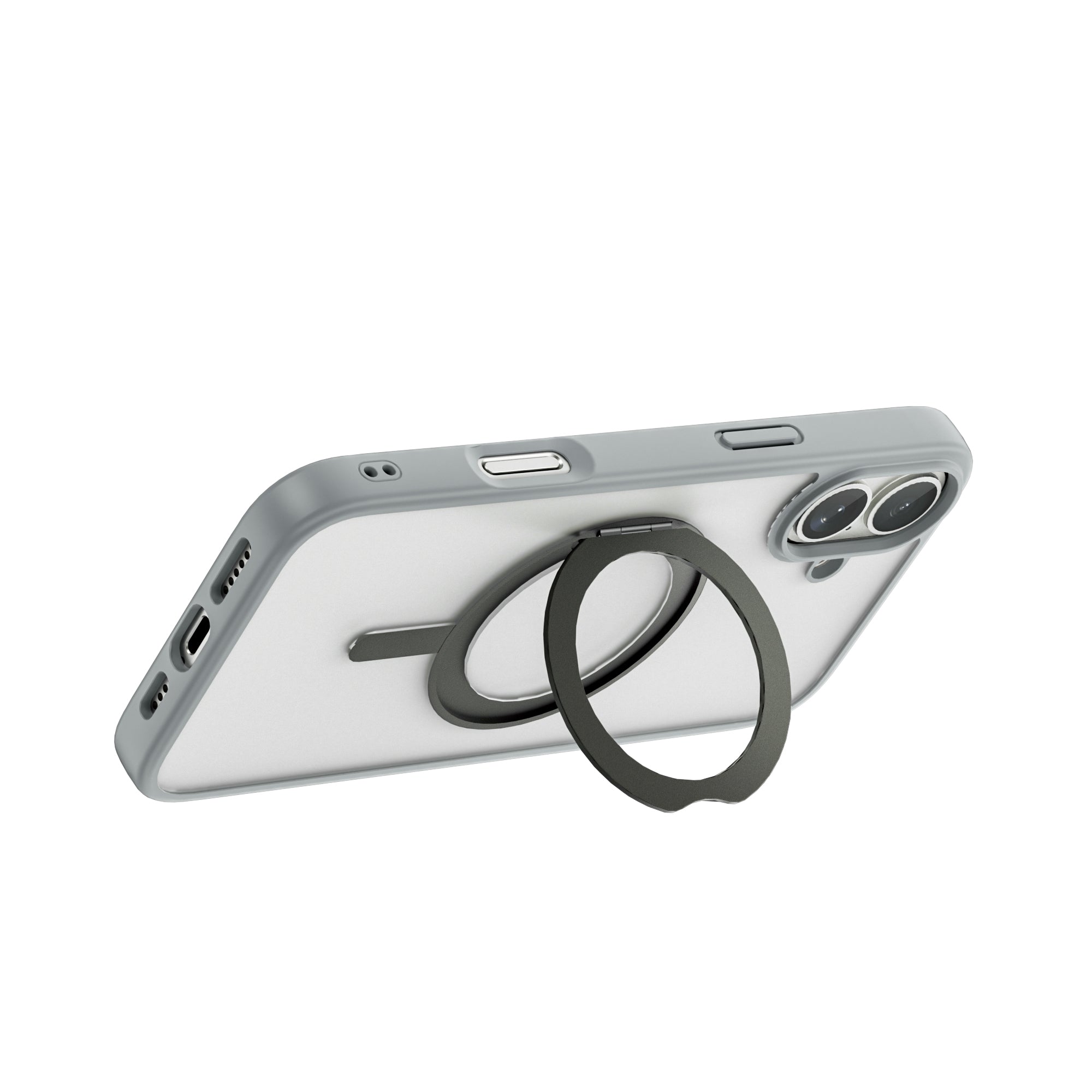 WiWU FGG-202 Soft Touch Magnetic Case with Kickstand Shockproof Skin Feel for IP17 Series