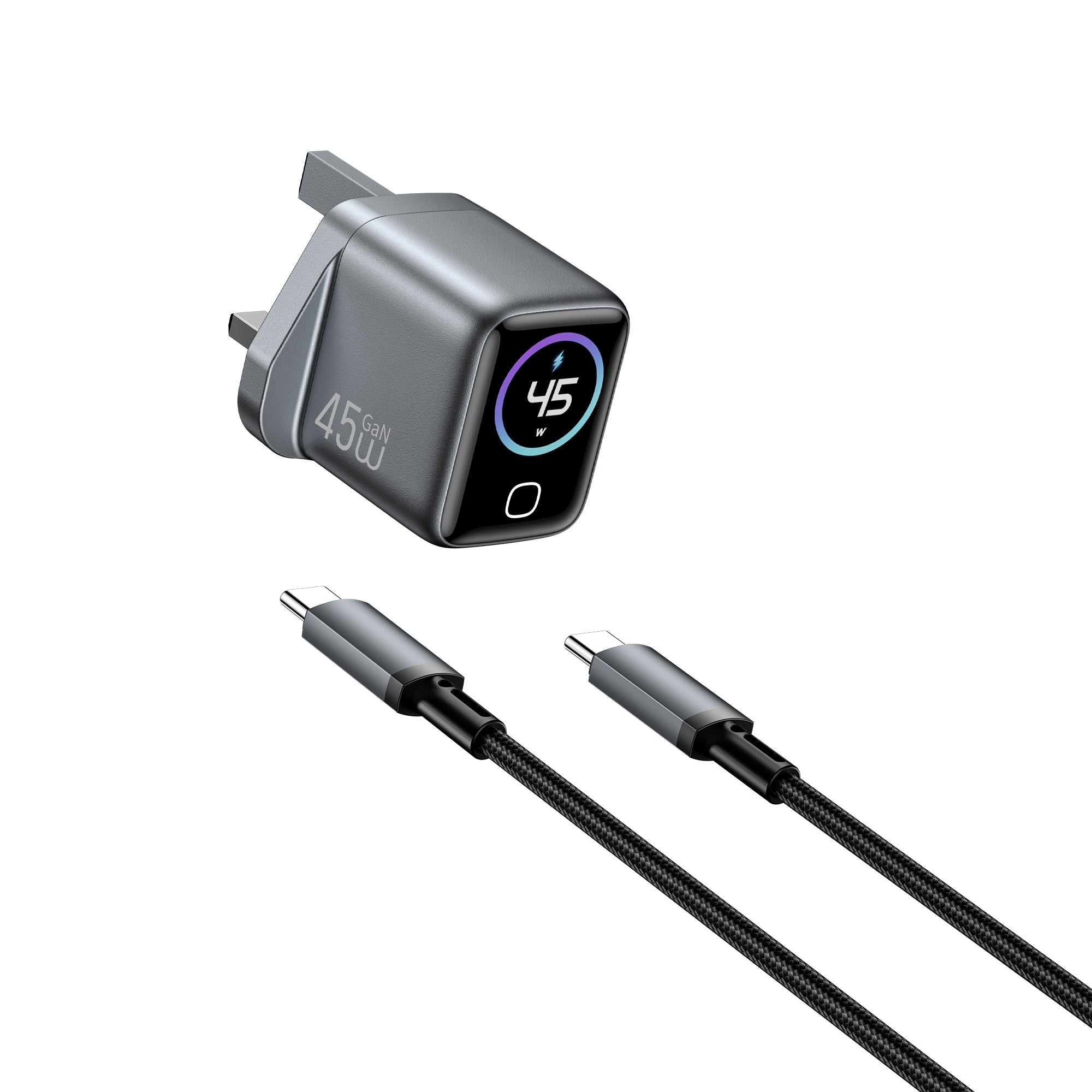 WiWU Voyager 45W PD/QC GaN Charger Combo CHG500