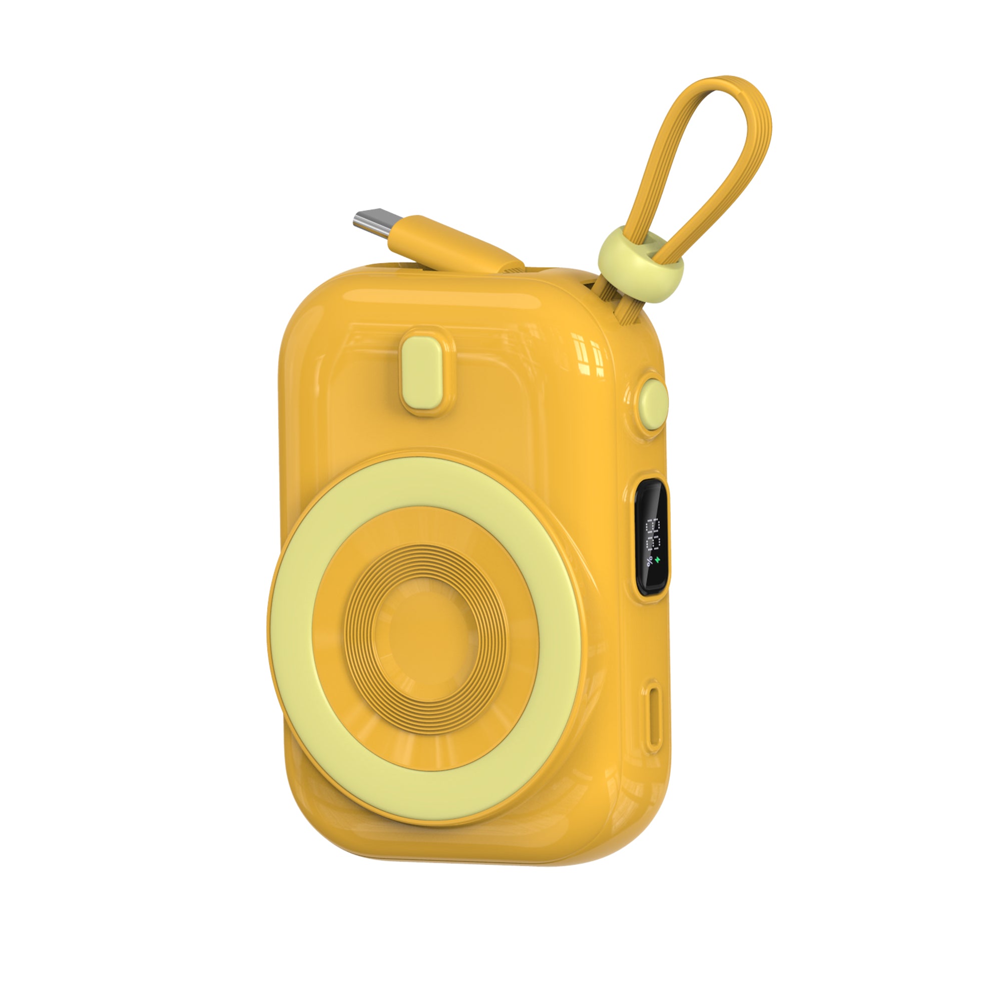 WiWU Brand New Magnetic 22.5w Fast Charging Wi-P041 Colorful Mini Portable Power Bank With Type C Port Cable