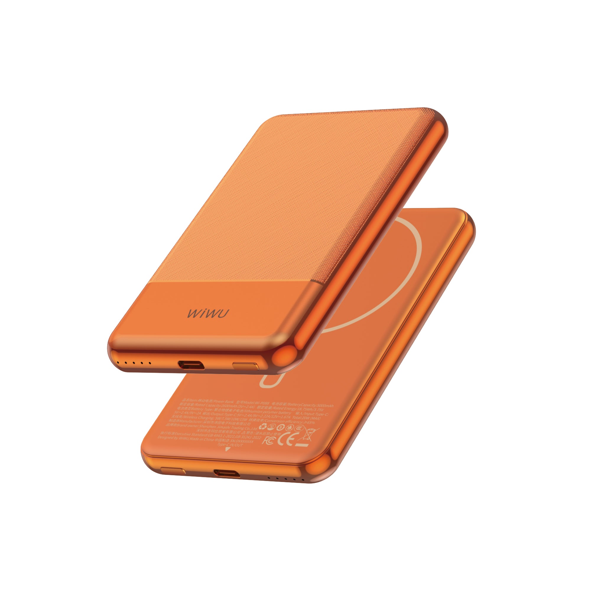 WiWU Silver Seraph Alloy Unibody Power Bank Wi-P088