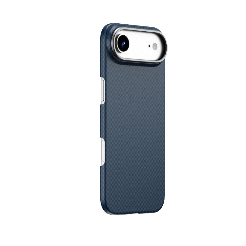 WiWU DCC-208 ARAMID ARMOR Magnetic Case 600D Aramid Fiber Slim Protective Kickstand Cover Anti-Fingerprint for IP17 Series Black Gold Red