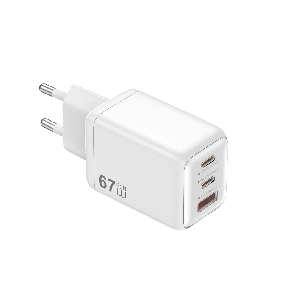 WiWU Cube 67W 2C+A GaN Fast Charger Wi-G026
