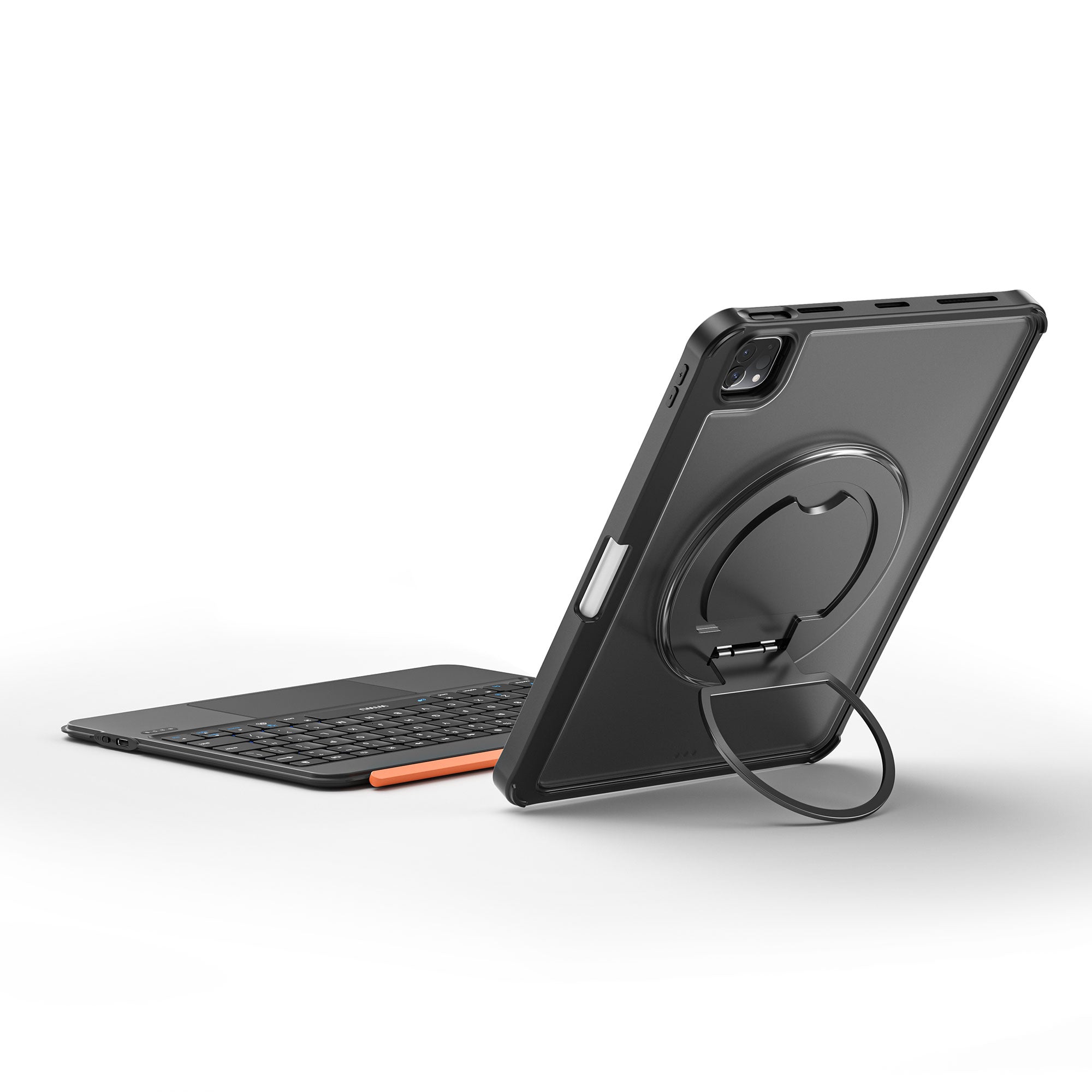 WiWU MK-007 Pro 360° Rotating Detachable Keyboard Case All-in-One Protection Smart Touchpad Ultra-Fast Typing