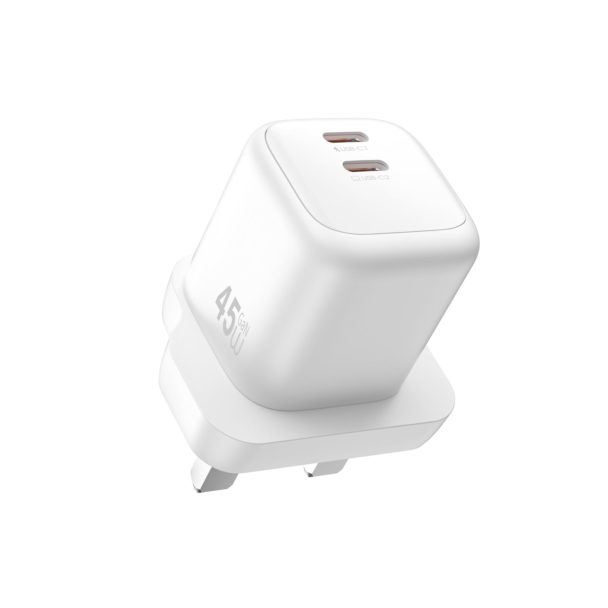 WiWU Cube 45W 2C PD Fast Charge Travel Adapter Combo Wi-G025
