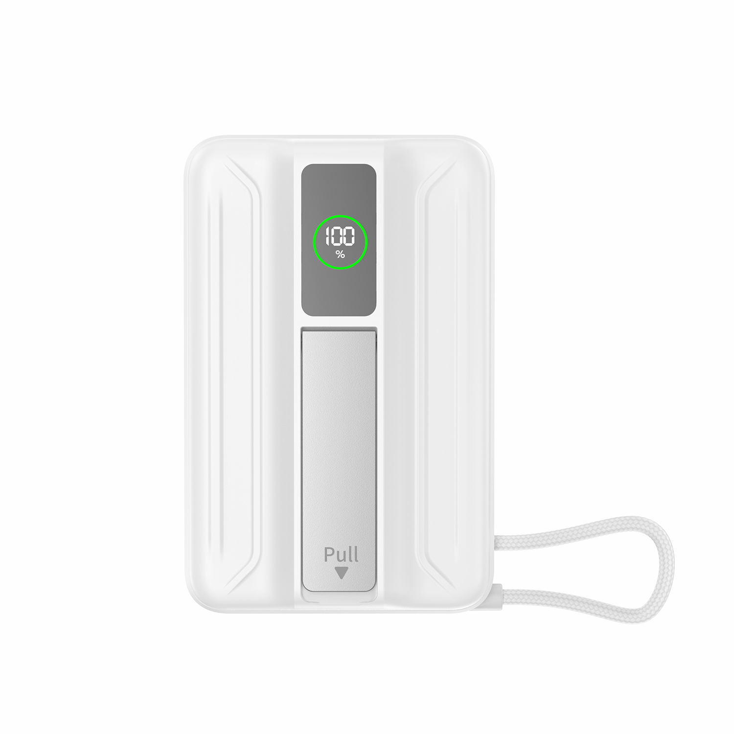 WiWU LP005FX 10000mAh Magnetic Wireless Power Bank with Built-in Cable and PD Fast Charging