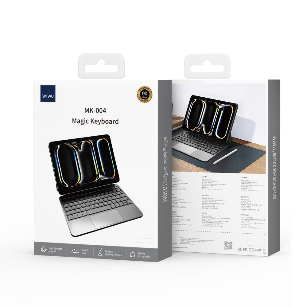 WiWU Wireless Magic Keyboard for iPad Magnetic attached tablet Keyboard MK-004