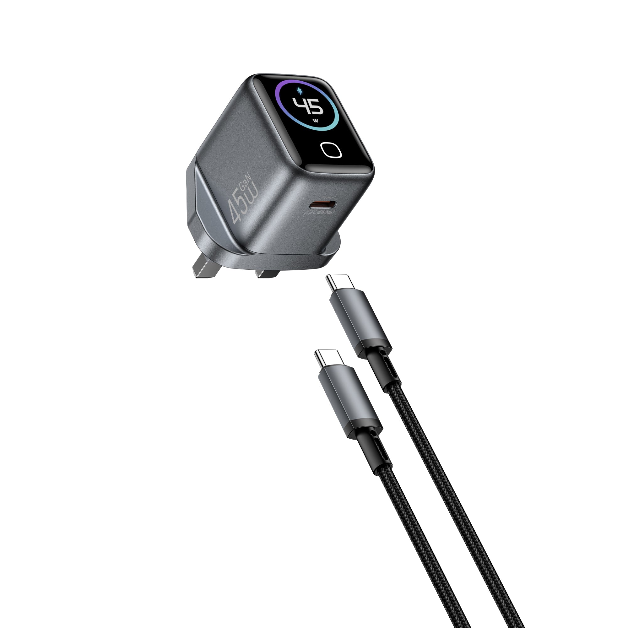 WiWU Voyager 45W PD/QC GaN Charger Combo CHG500