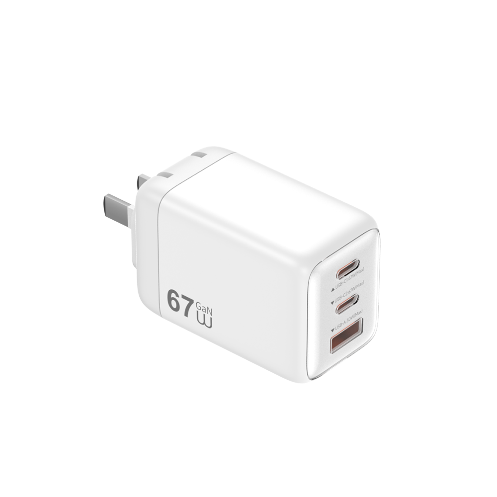 WiWU Cube 67W 2C+A GaN Fast Charger Wi-G026