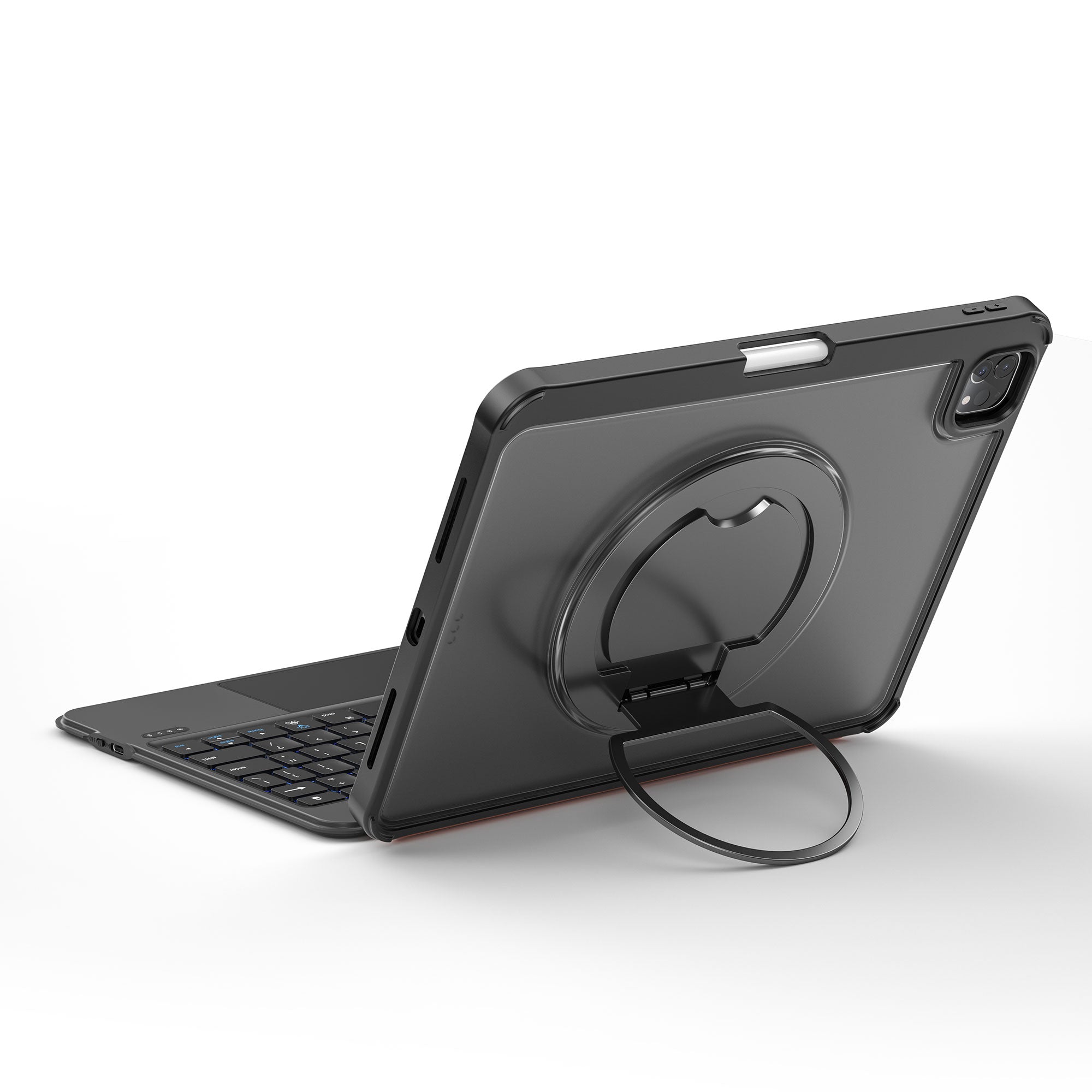 WiWU MK-007 Pro 360° Rotating Detachable Keyboard Case All-in-One Protection Smart Touchpad Ultra-Fast Typing