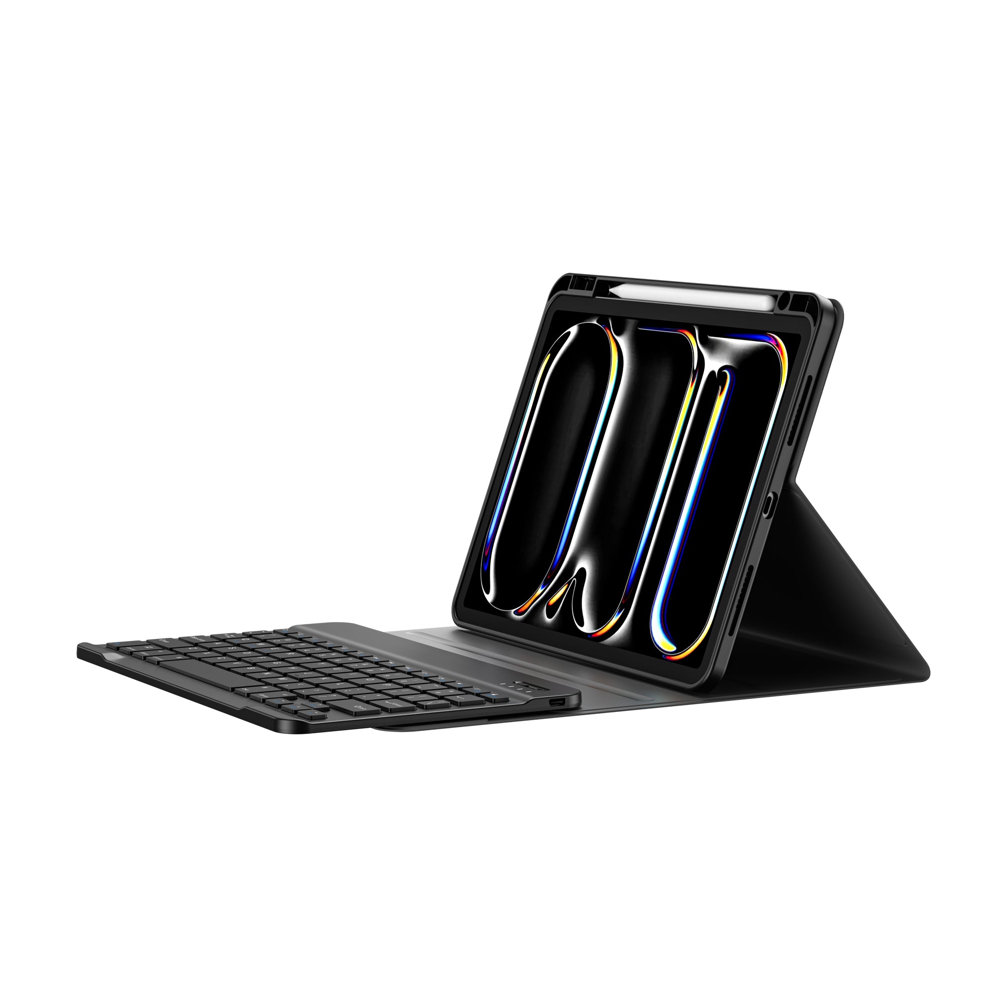 WiWU MK-006 3-in-1 iPad Keyboard Case with Stylus, Trackpad & Magnetic Cover