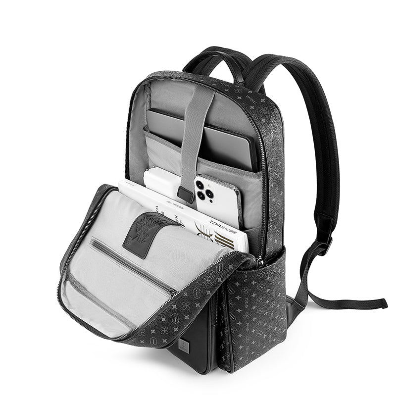 WiWU waterproof durable large-capacity backpack portable fingerprint lock fashion rucksack