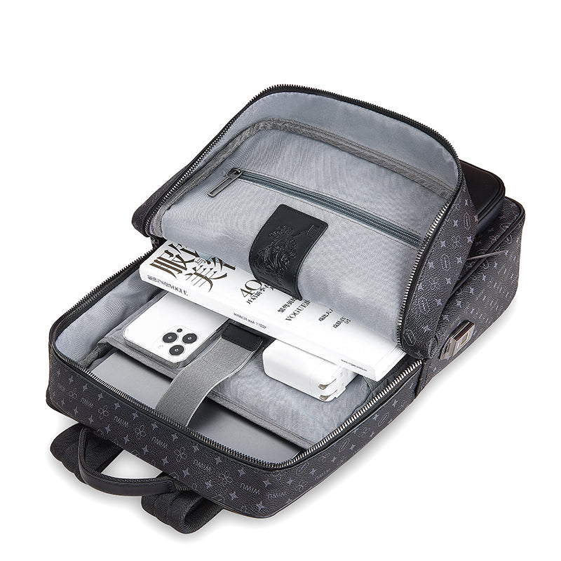 WiWU waterproof durable large-capacity backpack portable fingerprint lock fashion rucksack
