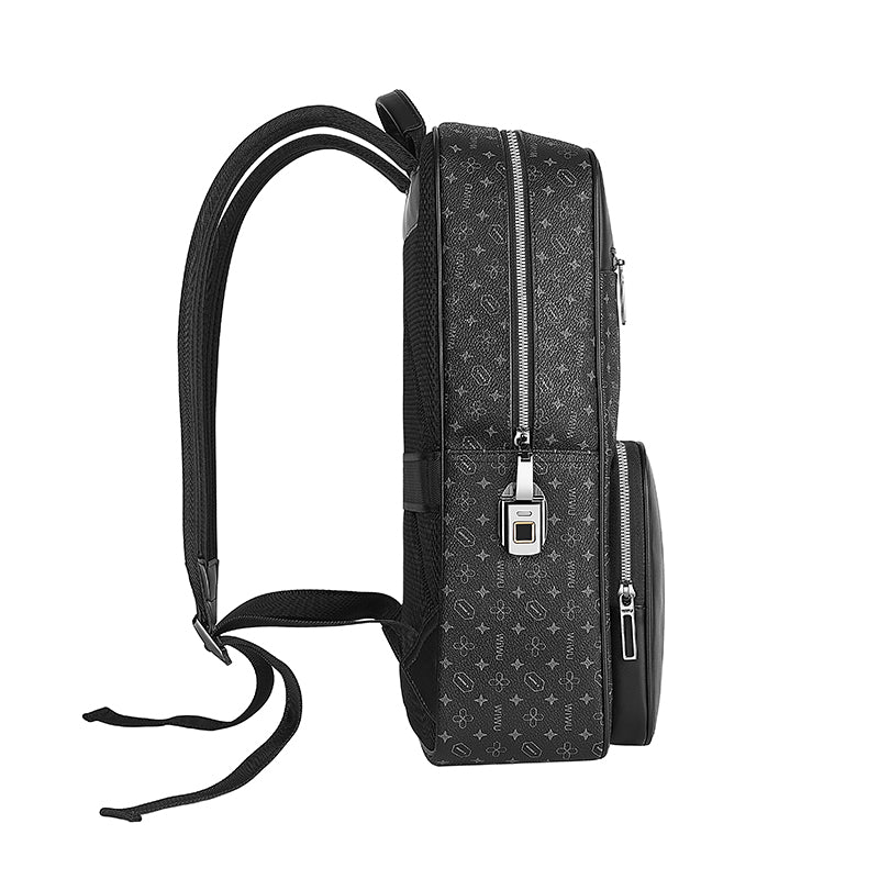 WiWU waterproof durable large-capacity backpack portable fingerprint lock fashion rucksack
