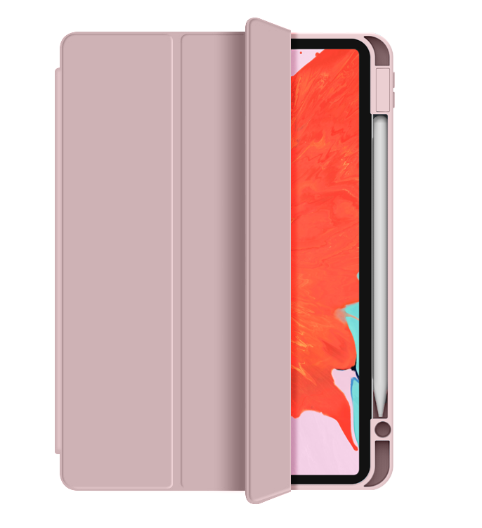 WiWU Multi-color Skin Feeling Shockproof Protective Case with Pencil Holder for iPad 10.2 & 10.5 & 10.9 & 12.9 inch
