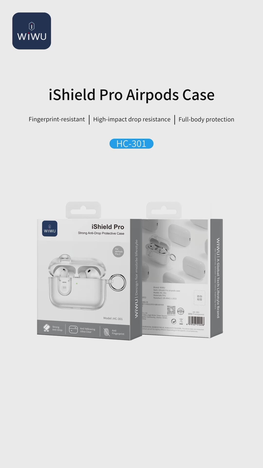 WiWU iShield Pro Strong Anti-Drop Protective Case HC-301